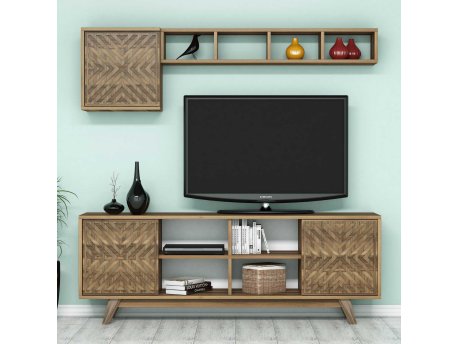 HANAH HOME TV polica Inci Walnut