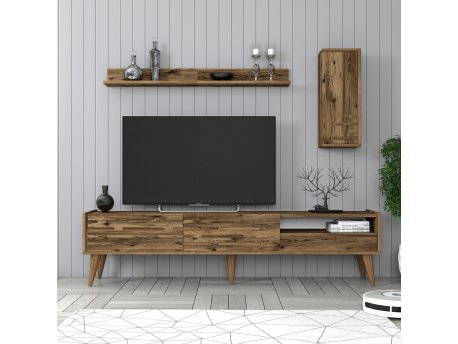 HANAH HOME TV polica Valensiya Walnut