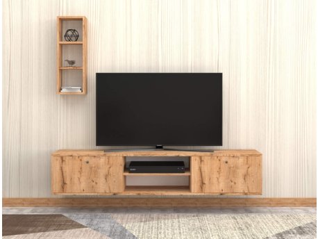 HANAH HOME TV polica Aurora - Sapphire Oak