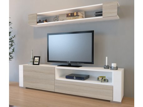 HANAH HOME TV polica Arya - White Cordoba