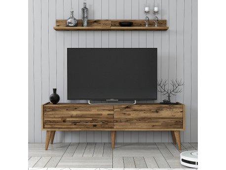 HANAH HOME TV polica Valensiya 140 - Walnut