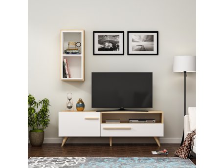 HANAH HOME TV polica Zera Sapphire Oak