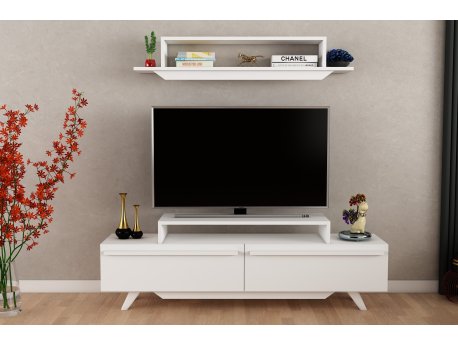 HANAH HOME TV polica Harmony Unit White