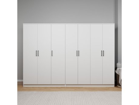 HANAH HOME Ormar bele boje Kardelen 1600 106