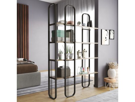 HANAH HOME Polica za knjige Sierra - Black