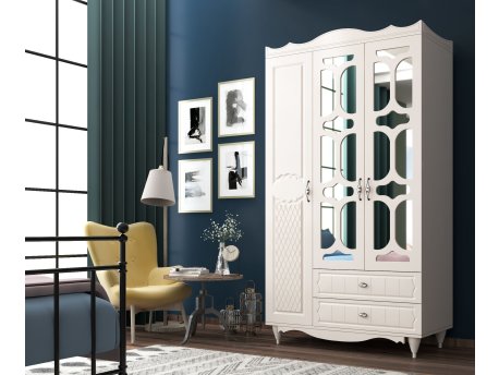 HANAH HOME Ormar mat bela boja Rb 047