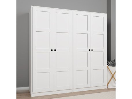 HANAH HOME Ormar bele boje Lucas 1600 91