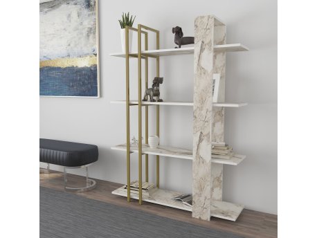 HANAH HOME Polica za knjige Onno Ephesus Gold