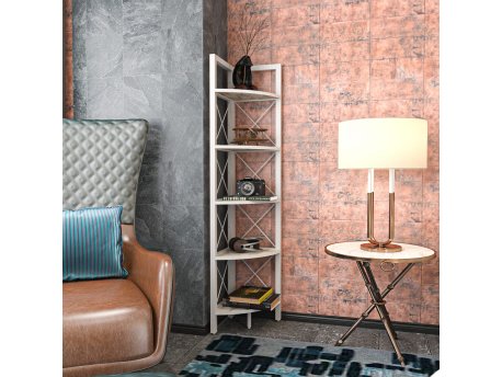 HANAH HOME Polica za knjige Remo White