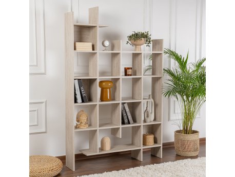 HANAH HOME Polica za knjige Manco Travertine