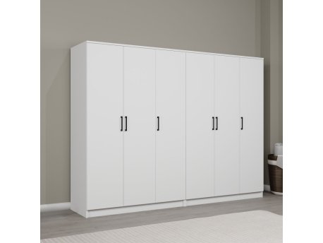 HANAH HOME Ormar bele boje Kardelen 1600 127