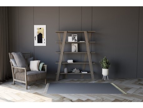 HANAH HOME Polica za knjige Conde Black