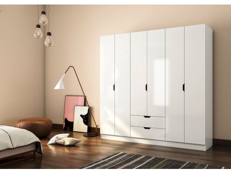 HANAH HOME Ormar mat bele boje Rb 157