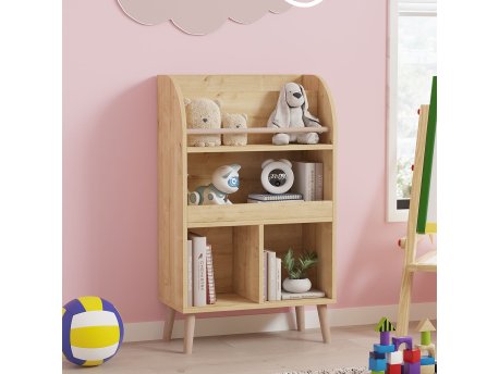 HANAH HOME Polica za knjige Minola Sapphire Oak