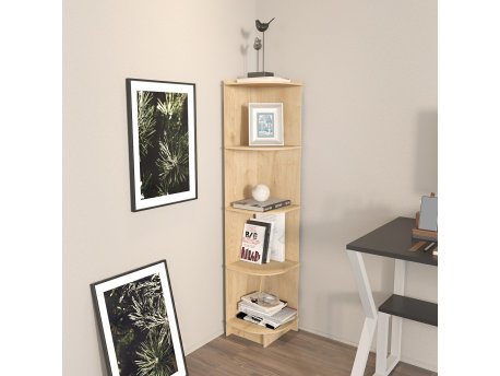 HANAH HOME Polica za knjige Liva Oak