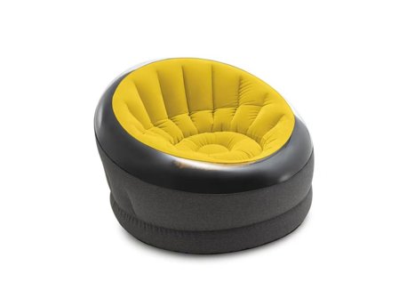 INTEX Tabure na naduvavanje 2 Yellow