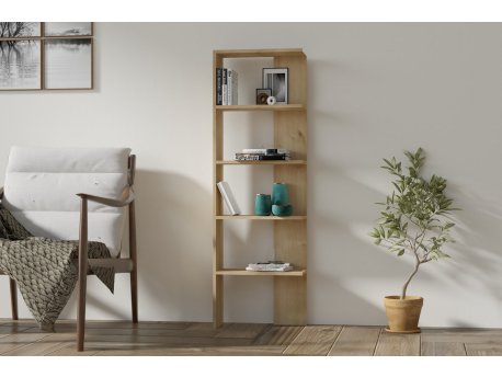 HANAH HOME Polica za knjige Eze Oak