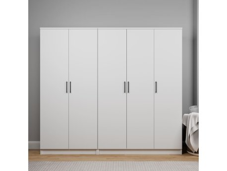 HANAH HOME Ormar bele boje Kardelen 1600 104