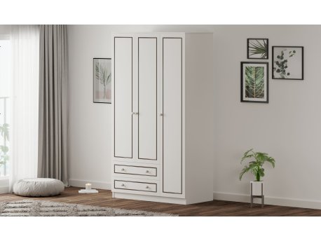 HANAH HOME Mat bela boja ormar Rb 093 01