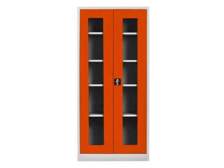 HANAH HOME Ormarić za skladištenje Js1005Tu sivo - narandžasta boja