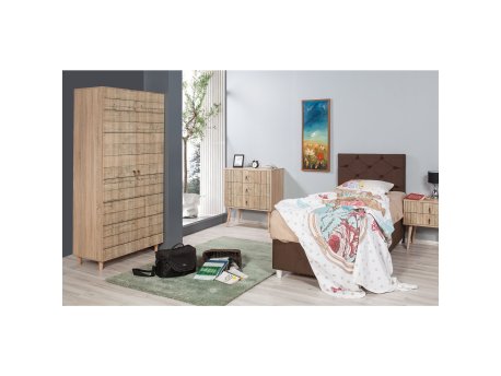 HANAH HOME Ormar u boji drveta Stil 728