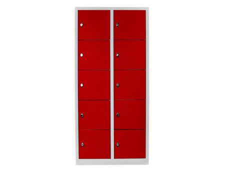HANAH HOME Ormarić za skladištenje Js1017Kı crvena boja