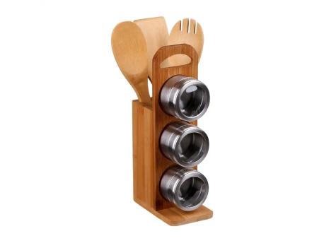 FIVE FIVE DRZAC KUHINJSKOG ALATA 8X13X31,5 CM BAMBUS/INOX/PP NATURAL