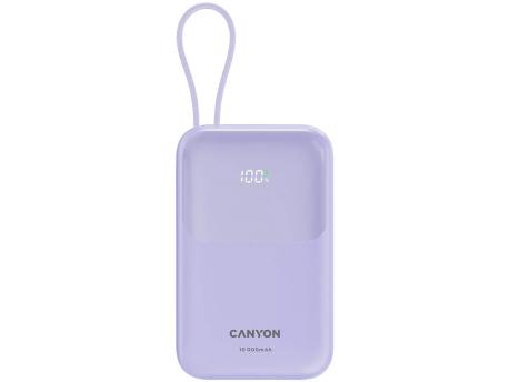 CANYON OnPower 101 PowerBank baterija-punjač 10000 mAh Ljubičasti (CNS-CPB101PU)