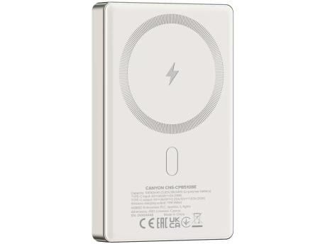 CANYON OnPower 510 slim Magnetic PowerBank baterija-punjač 10000 mAh Bež (CNS-CPB510BE)
