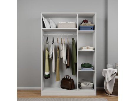 HANAH HOME Ormar bele boje Kardelen 1600 101
