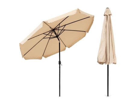 MultiGarden Veliki 3m suncobran sa nagibom Beige
