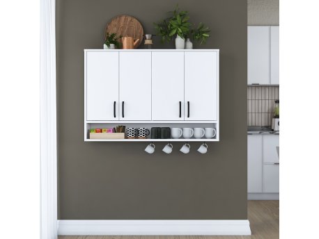 HANAH HOME Beli zidni ormar JE199 3812