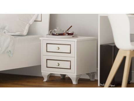 HANAH HOME Noćni ormarić mat brele boje Rb 103