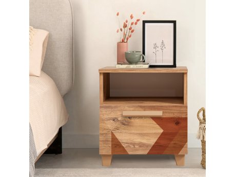 HANAH HOME Noćni ormarić Leva Alfa Flow
