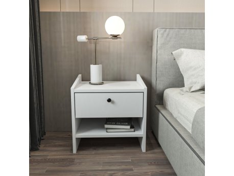 HANAH HOME Noćni ormarić Berlin White