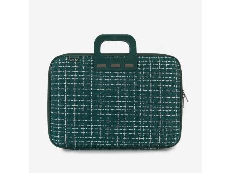 BOMBATA Torba Tweed 15,6''-16'' Zelena