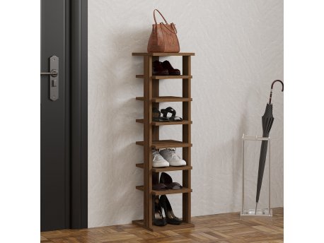 HANAH HOME Ormar za cipele Ayka Walnut