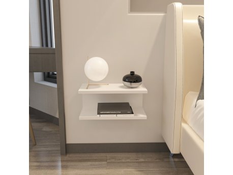 HANAH HOME Noćni ormarić Ramira White