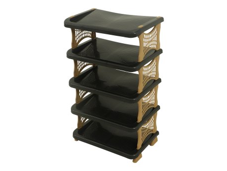 HANAH HOME Ormar za cipele Star Luxe Black