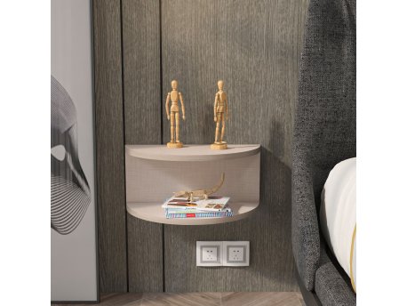 HANAH HOME Noćni ormarić Bella Beige