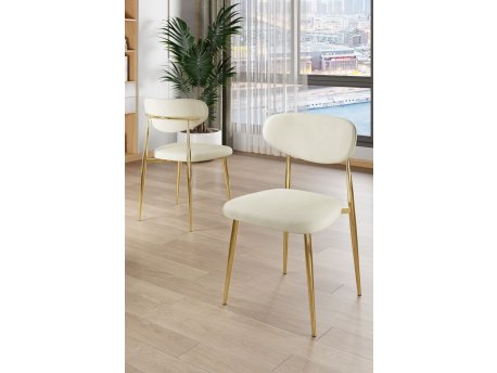 HANAH HOME Set stolica (6 komada) Vina Cream Gold