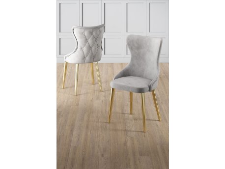 HANAH HOME Set stolica (6 komada) Alpa Grey Gold