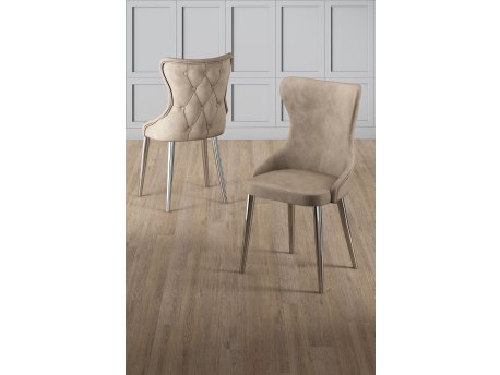HANAH HOME Set stolica (6 komada) Alpa Cappuccino Chrome