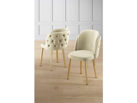 HANAH HOME Set stolica (6 komada) Axle Cream Gold