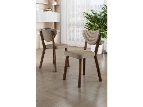 HANAH HOME Set stolica (6 komada) Arfe Cappuccino Brown
