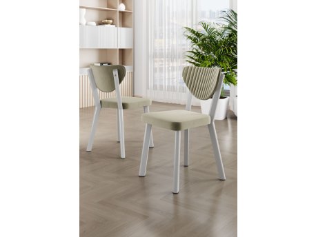 HANAH HOME Set stolica (6 komada) Arfe Cream White