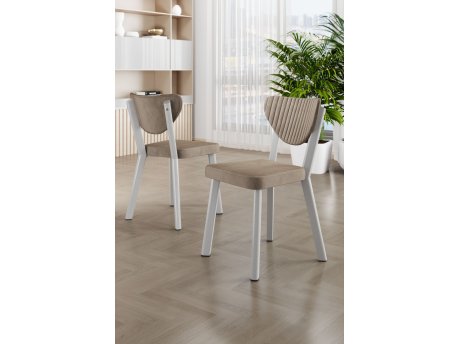 HANAH HOME Set stolica (6 komada) Arfe Cappuccino White