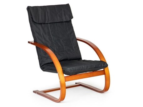 ModernHome Stolica za ljuljanje walnut black