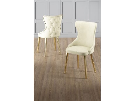 HANAH HOME Set stolica (4 komada) Alpa Cream Gold