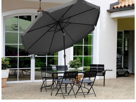 ModernHome Veliki suncobran 3.5M Gray